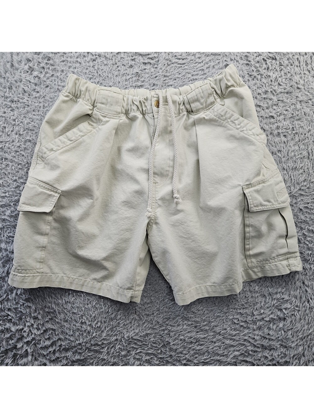 Vintage 90s Ocean Pacific OP Baggies Pleated Cargo Shorts Men L (Fits 30-36)